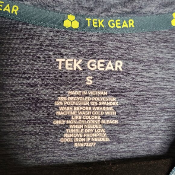 Tek Gear Men's Small S Quarter Zip Pullover Long Sleeve Lightweight - Picture 3 of 3